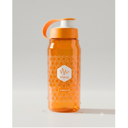 Tritan Water - Bottle Orange 600ml (50 pcs.) with Rfid Tag