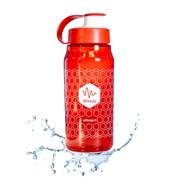 Tritan Water - Bottle Red 600ml (50 pcs.) with Rfid Tag