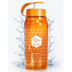 Borraccia in Tritan Colore Arancio 600 ml (50pz.) con Tag Rfid