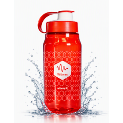 Borraccia in Tritan Colore Rosso 600 ml (50pz.) con Tag Rfid